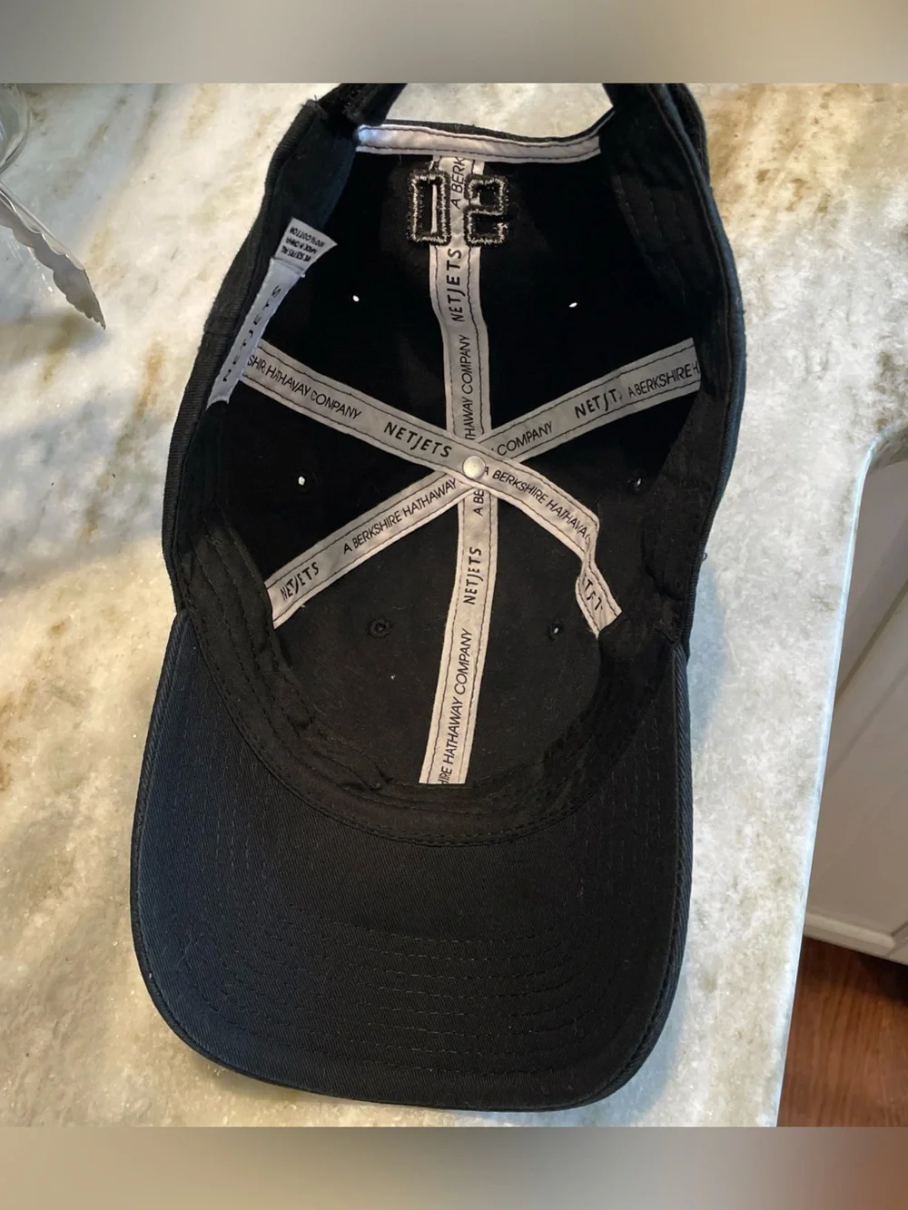 Netjets Black Unisex Hat Ballcap